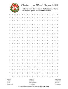 christmas wordsearches mhaF